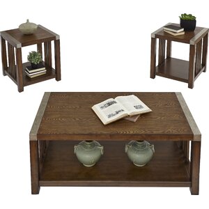 Creede 3 Piece Coffee Table Set