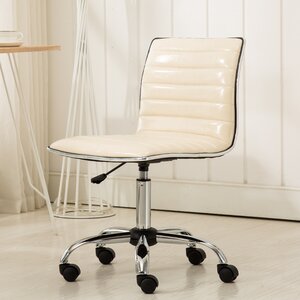 Shrum Chrome Adjustable Air Lift Office Mid-Back Desk Chair