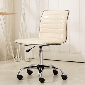 Shrum Chrome Adjustable Air Lift Office Mid-Back Desk Chair