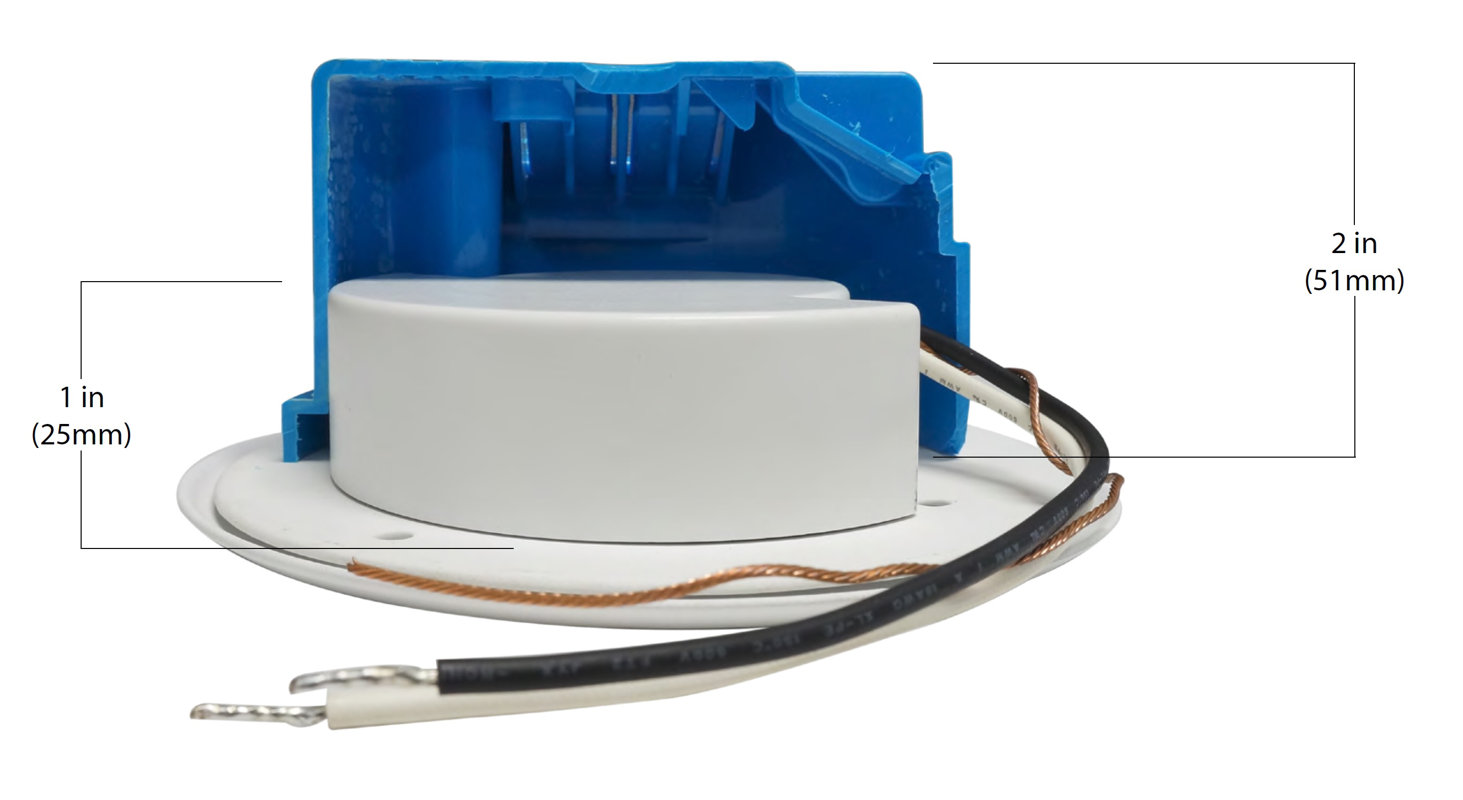 Nicor Lighting Surefit Round Ultra Slim Surface Mount Led