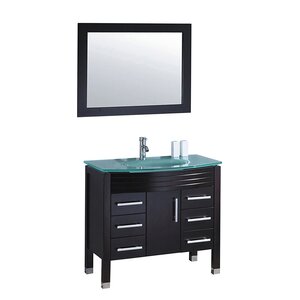 Prall 48″ Single Sink Bathroom Vanity Set with Mirror