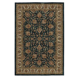 Finely Royal Blue Area Rug