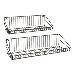 Ludovic 2 Piece Wall Shelf Set