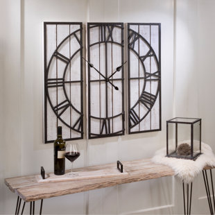 Above Fireplace Clock Wayfair Oversized Beare 36 Wall Clock