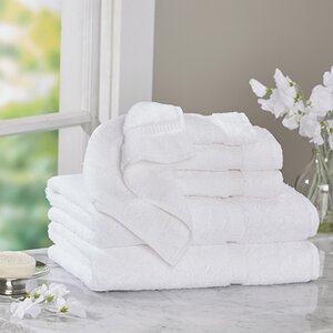 6 Piece Turkish Cotton Towel Set