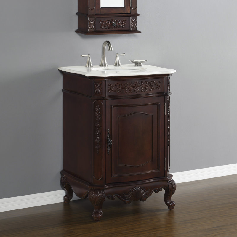 Mission Hills Rutherford 26 Single Bathroom Vanity Set Wayfair Single Bathroom Vanity Set