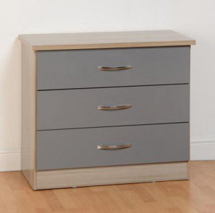 17 Stories Sydney 3 Drawer Chest Wayfair Co Uk