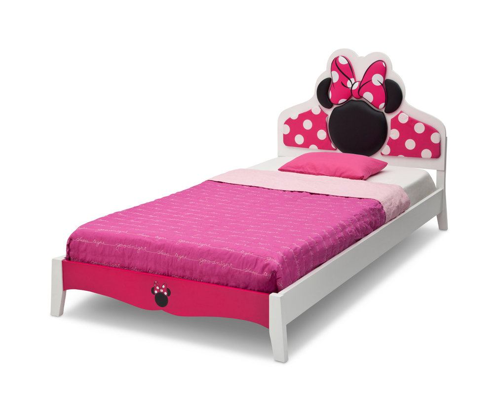 Delta Children Disney Minnie Mouse Wood Twin Panel Bed & Reviews Wayfair
