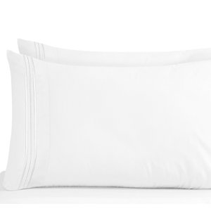 Lizzie 1800 Thread Count Pillow Case (Set of 2)