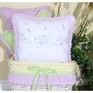 One Little Froggie Frog Decorator Throw Pillow