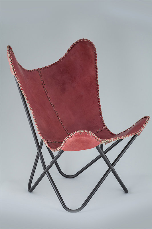 Fashion N You Leather Butterfly Lounge Chair & Reviews | Wayfair
