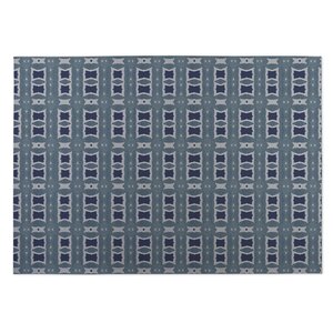 Crossroads Blue Indoor/Outdoor Doormat