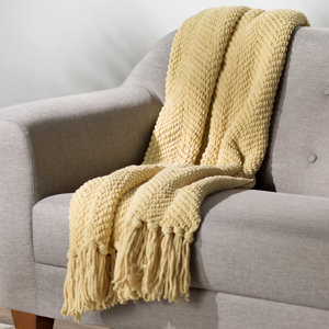 Nader Tweed Knitted Throw Blanket