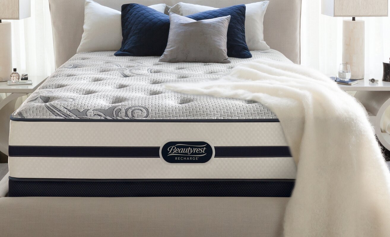 beautyrest recharge with aircool memory foam mattress