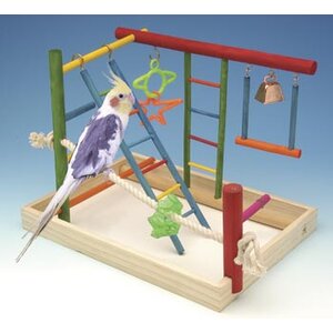 Large Wooden Playground Bird Activity Center