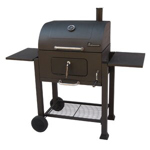 Vista BBQ Charcoal Grill with Side Shelves