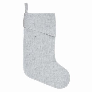 Silver Stitched Stocking