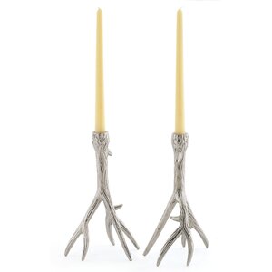 Metal Candlestick (Set of 2)