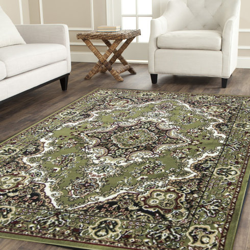 Samnm Trade Oriental Clic Green Black Area Rug Wayfair Oriental Clic Green Black Area Rug