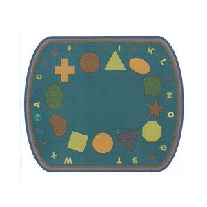 Shapes Earth Tones Indoor Area Rug