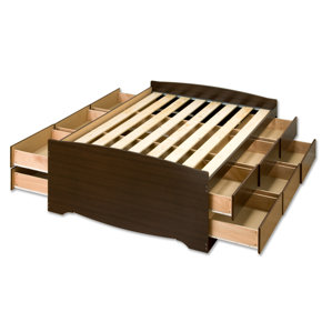 Platform Bed Frames With Drawers storage beds you'll love | wayfair Platform Bed Frames With Drawers storage beds you'll love | wayfair
