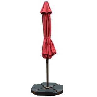 Umbrella Base Weights Wayfair Farnborough Cantilever Heavy Duty Weights Plate Plastic Mounted Umbrella Base