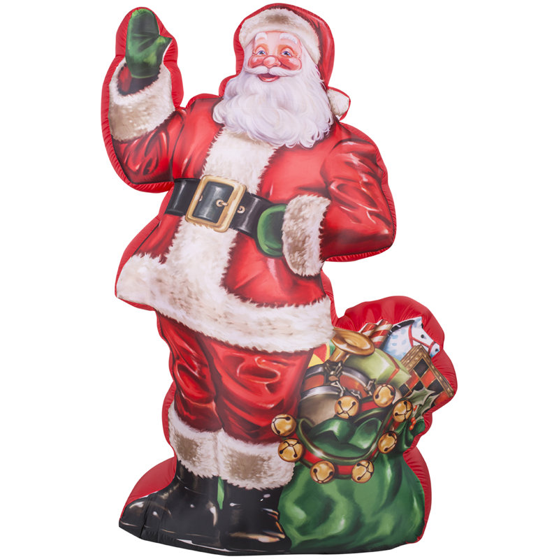 airblown inflatables christmas photorealistic illustrated santa decoration with gift bag - Christmas Airblown Inflatables airblown inflatables christmas photorealistic illustrated santa decoration with gift bag - Christmas Airblown Inflatables