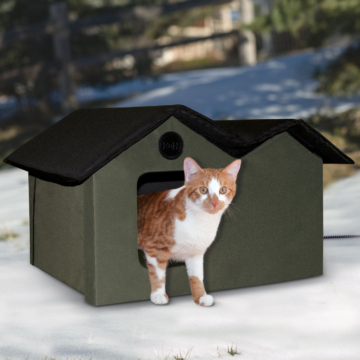 K H Manufacturing Heated Outdoor Cat House Reviews Wayfair