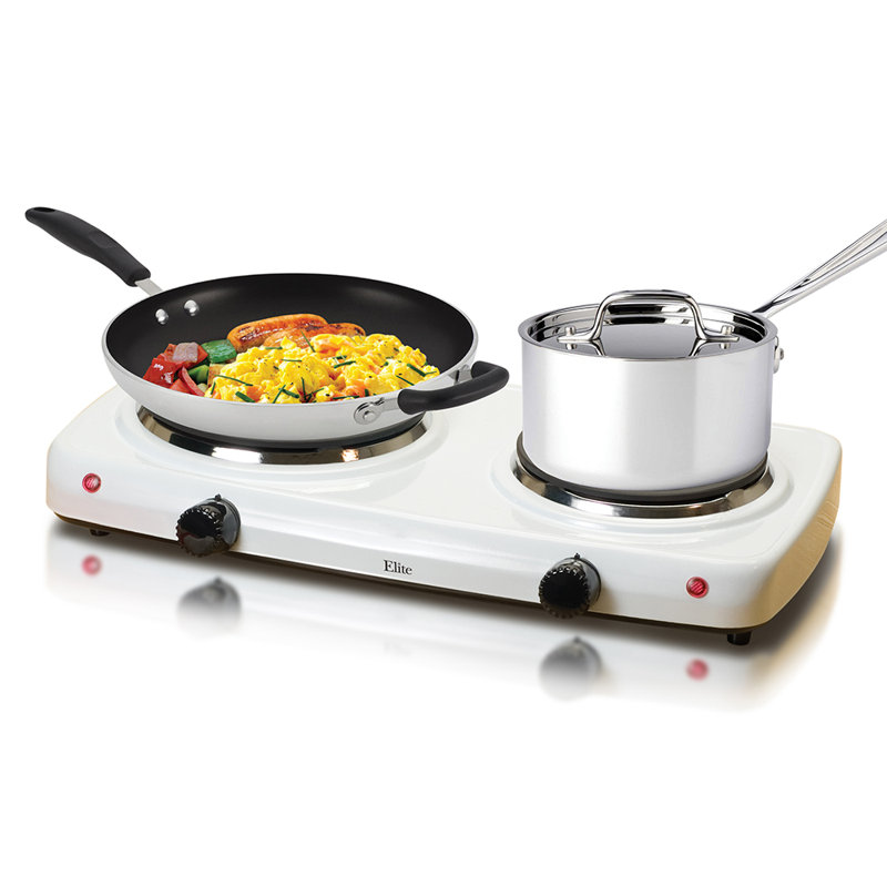 Elite by MaxiMatic Cuisine Electric Double Hot Plate Burner & Reviews