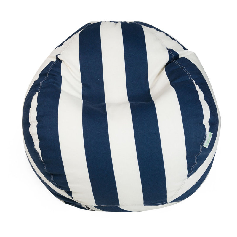 Longshore Tides Stripes Bean Bag Chair & Reviews Wayfair