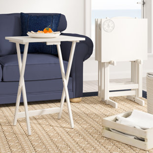 Tv Trays You Ll Love Wayfair Ally 5 Piece Tv Tray Table Set With Comp