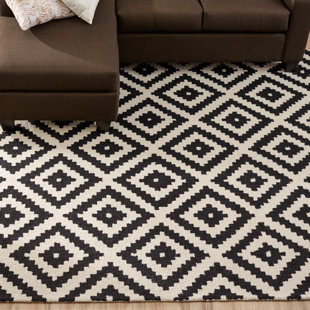 Wool Rugs You Ll Love Wayfair Obadiah Hand Tufted Wool Black Area Rug