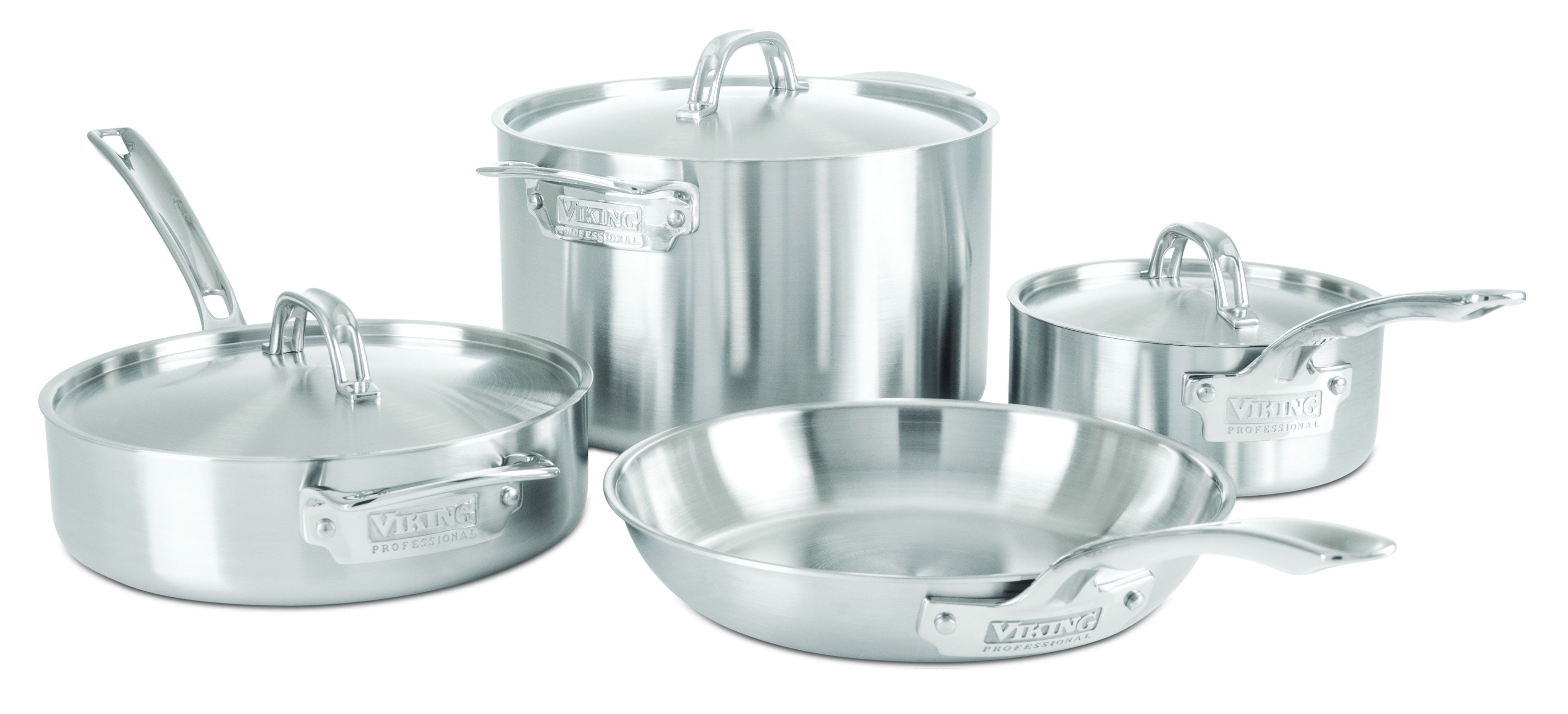 Viking 5 Ply Professional 7 Piece Cookware Set Wayfair