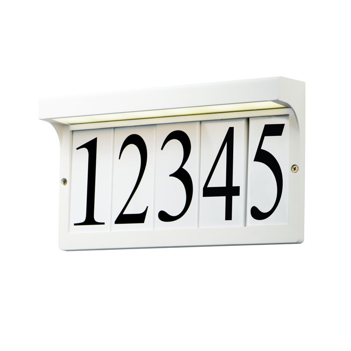 Light Frame 1 Line Wall Address Plaque Light Frame 1 Line Wall Address Plaque