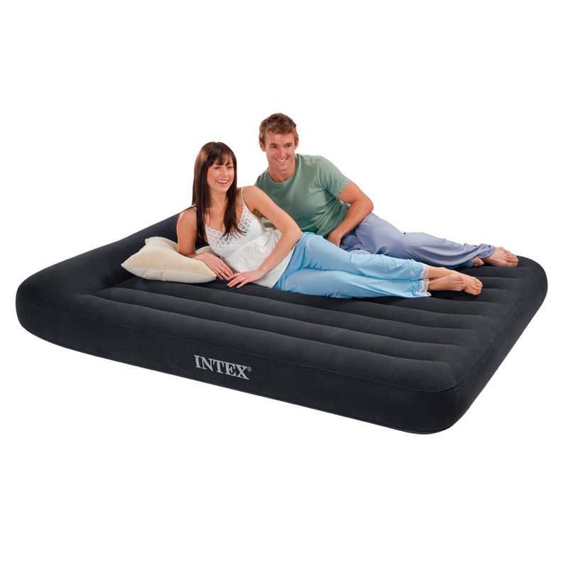 Intex 9 Pillow Rest Air Mattress Built In Electric Pump Reviews
