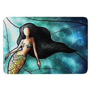 Mermaid by Mandie Manzano Bath Mat