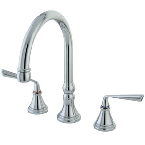 Elements of Design Copenhagen Double Handle Widespread Kitchen Faucet