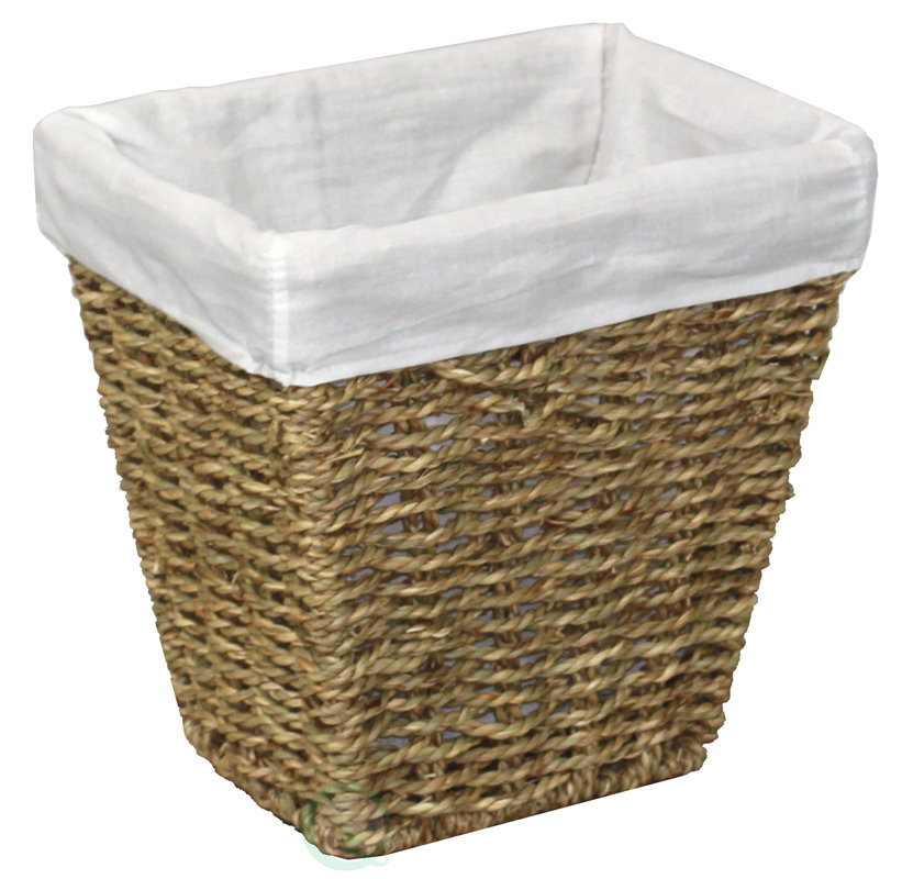 Vintiquewise Seagrass 2 Gallon Waste Basket & Reviews Wayfair