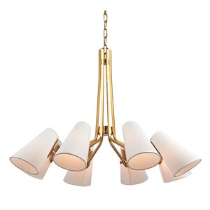 Alto 8-Light Shaded Chandelier