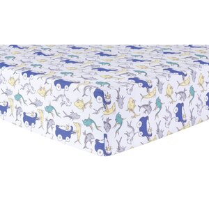 New Fish Fitted Crib Sheet