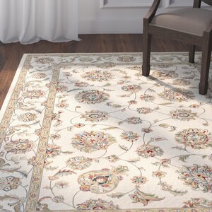 Attell Ivory/Ivory Area Rug