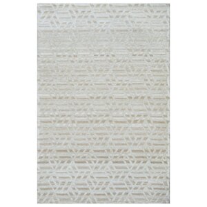 Hand-Woven Ivory Area Rug