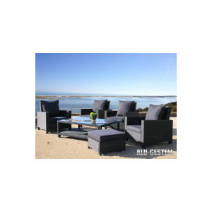 5-tlg. Loungesessel-Set Lanzarote mit Kissen von..