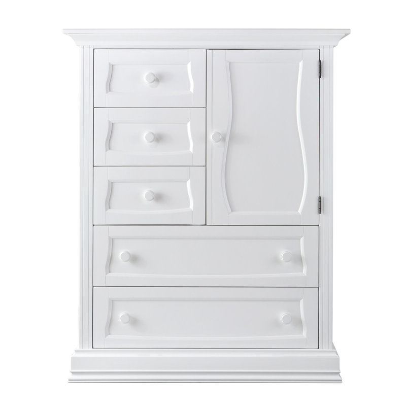 Eco Chic Island 5 Drawer Combo Dresser Reviews Wayfair Island 5 Drawer Combo Dresser