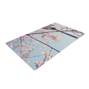 Catherine McDonald Walk with Me Blossom Cherry Area Rug