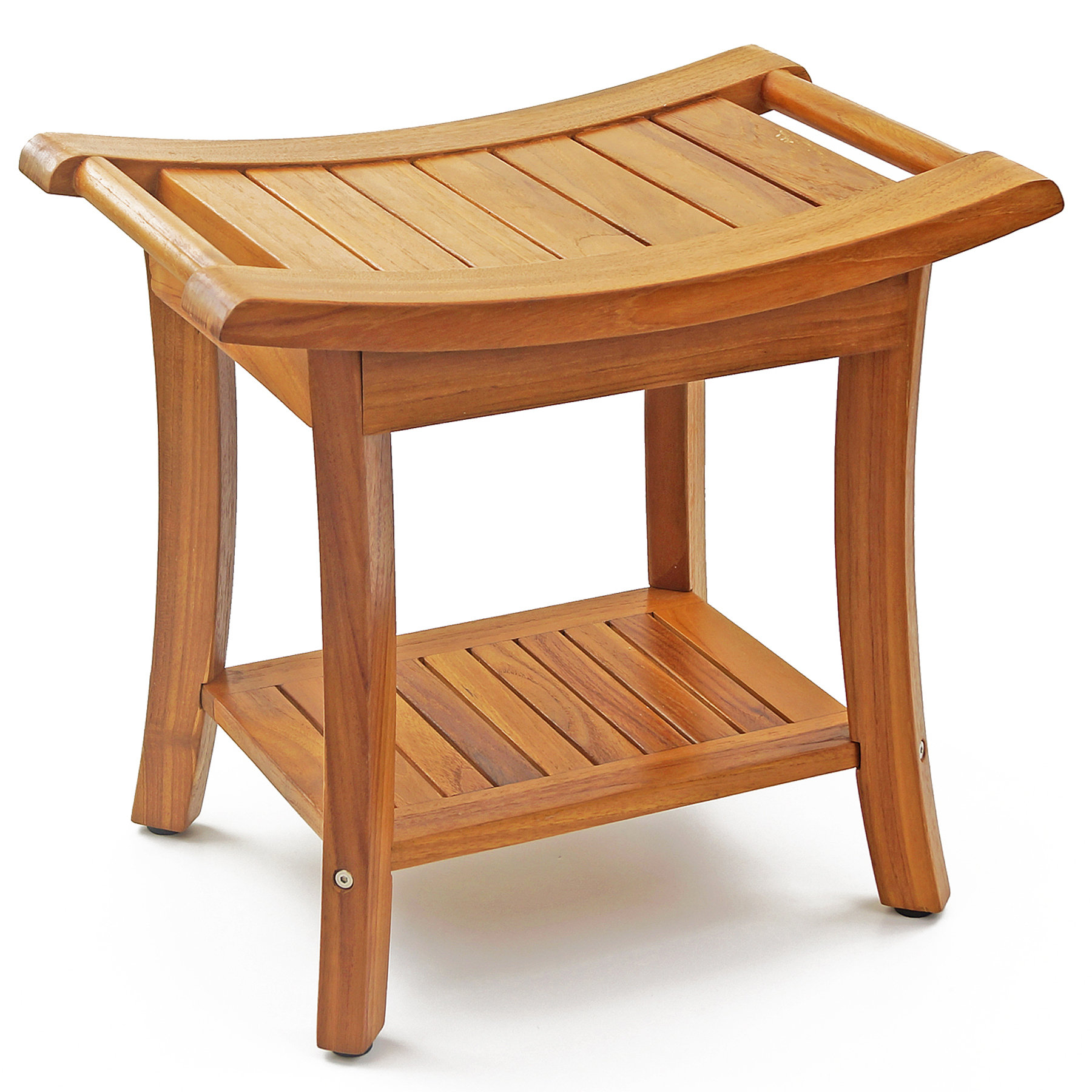 Welland Industries Llc Deluxe Teak Glide Shower Seat Reviews Wayfair
