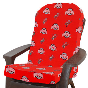 Ohio State Helmet Chair Wayfair Ncaa Ohio State Indoor Outdoor Adirondack Chair Cushion