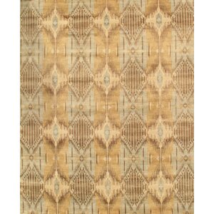 Ikat Hand-Knotted Gray Area Rug