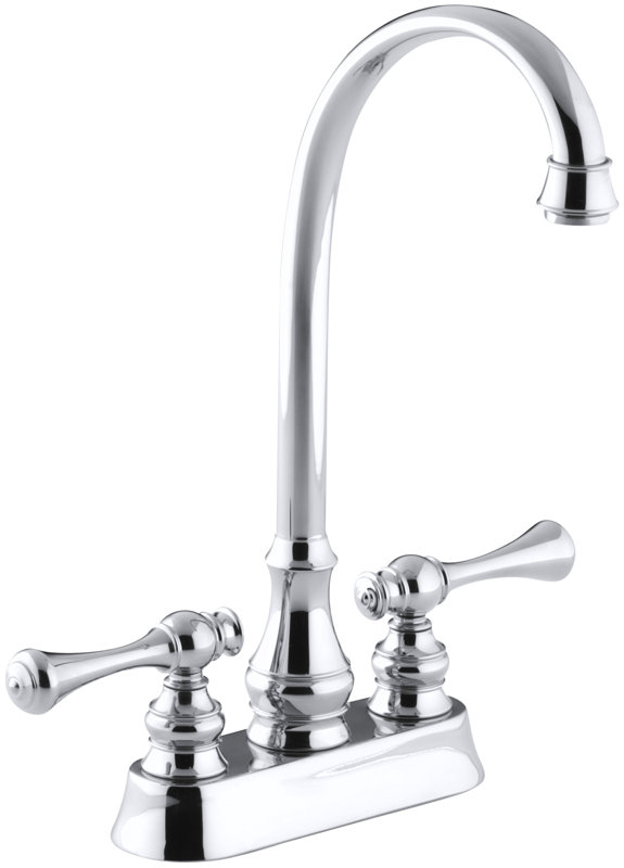 two hole bar sink faucet
