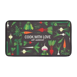 Cook with Love Anti-Fatigue Kitchen Mat